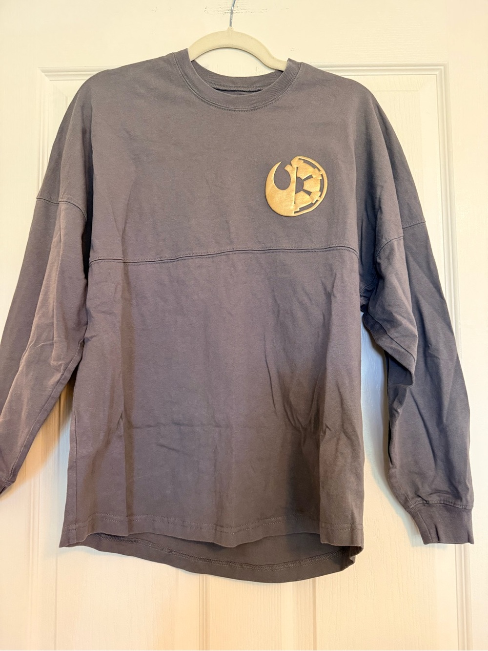 Disney Star Wars Sweatshirt in Taupe with Gold Accent
